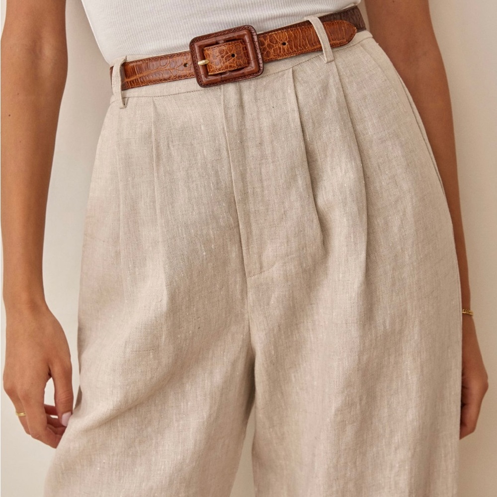 Reformation Vesta Pant - Oatmeal 0